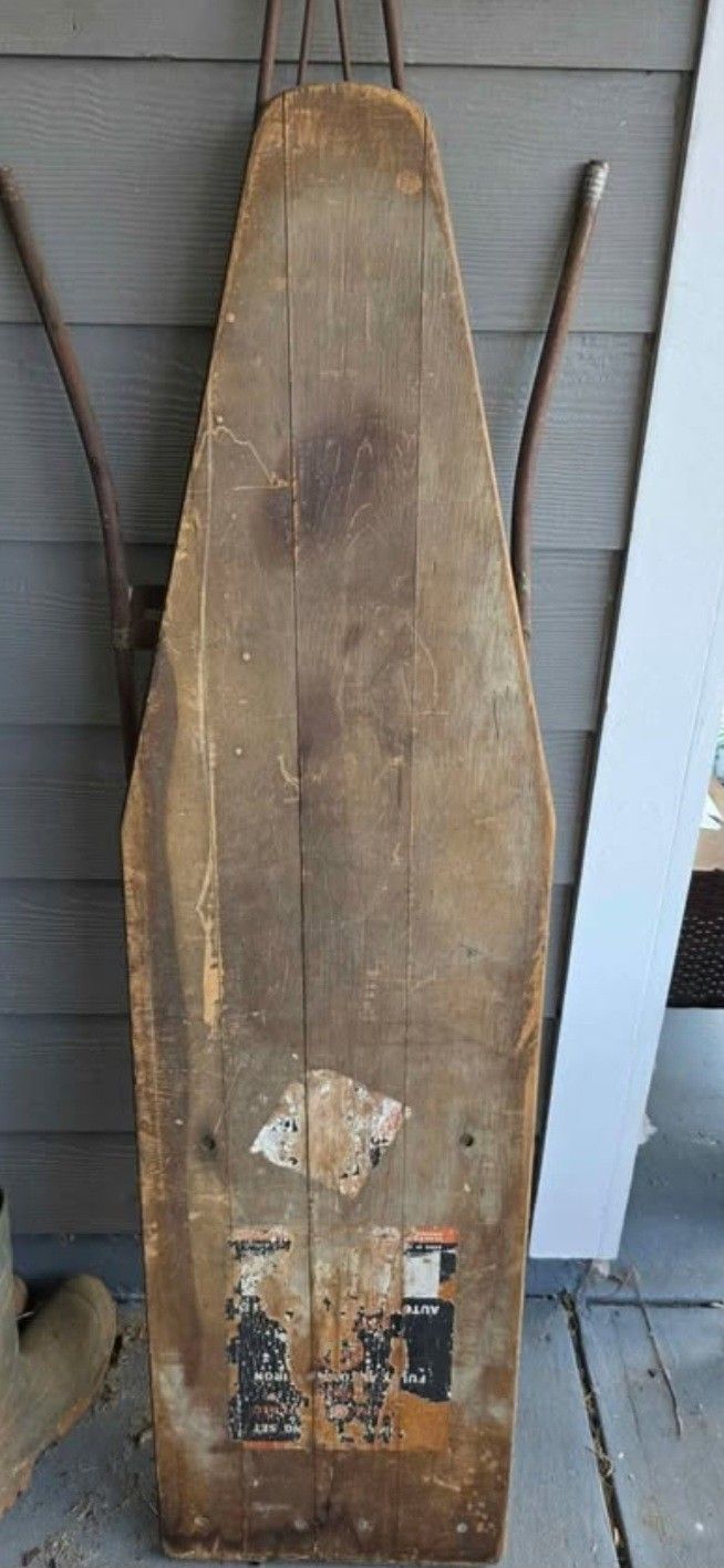 Vintage Wood Ironing Board
