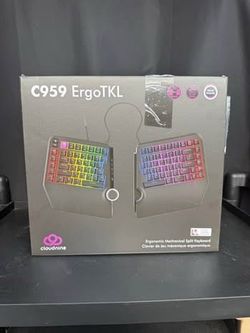 Cloud Nine C959 ErgoTKL Ergonomic Mechanical Split Keyboard