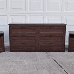 DRESSER AND NIGHTSTANDS 