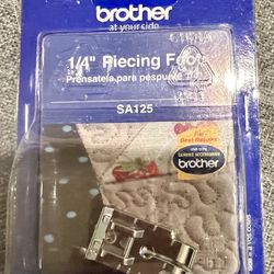 Brother 1/4” Piercing Foot New!!