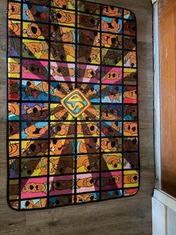 Scooby doo floor mat and blanket