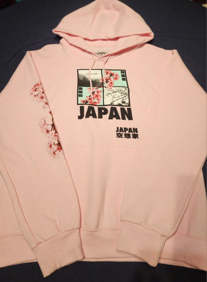 Bowery Supply Co. Pink Hoodie Size S