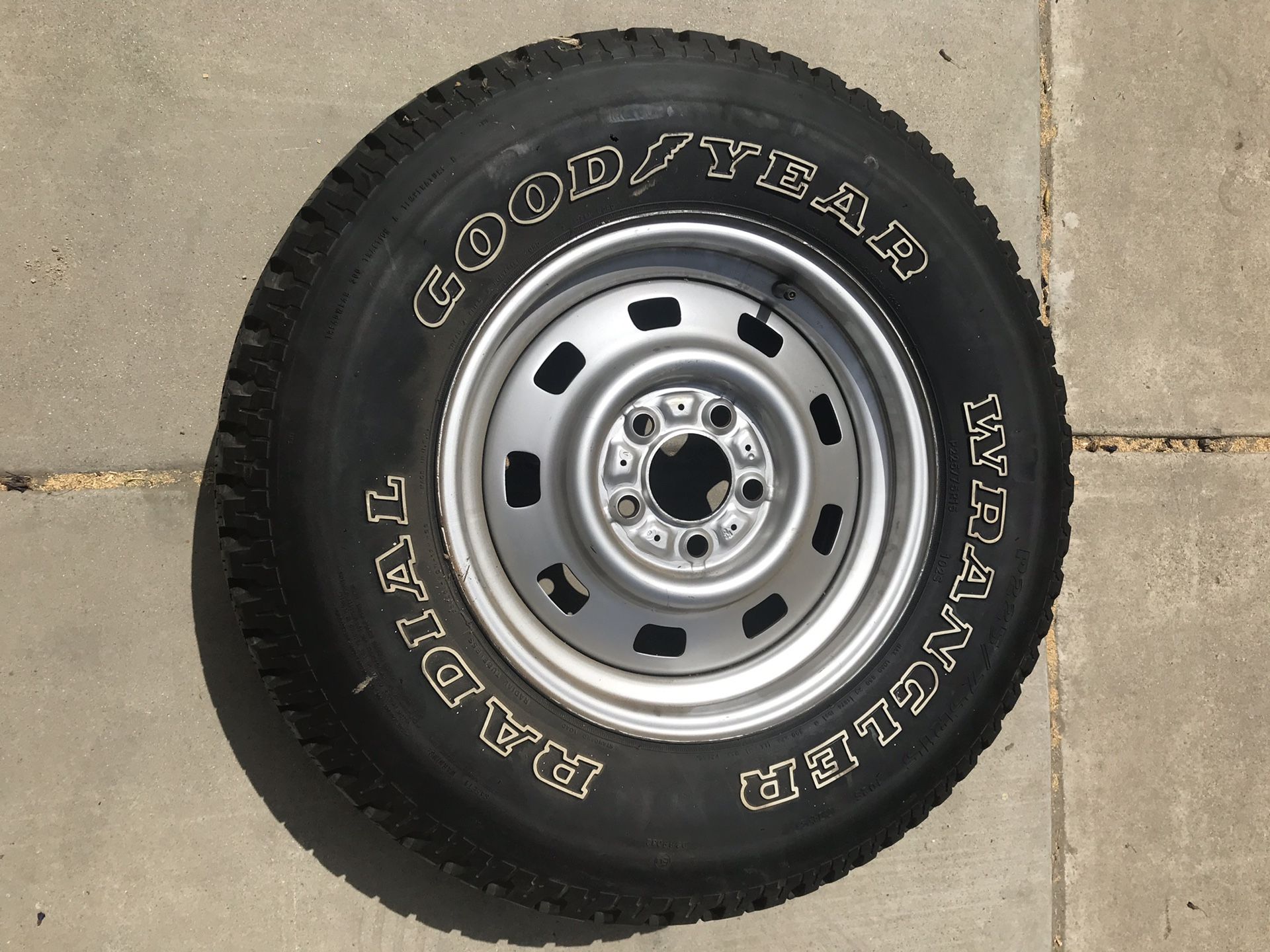 Original 1992 Jeep Cherokee spare tire