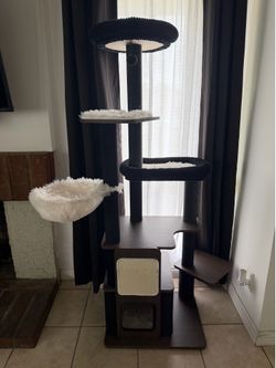 63" Heavy Duty Large Cat Tree for Indoor Cats
