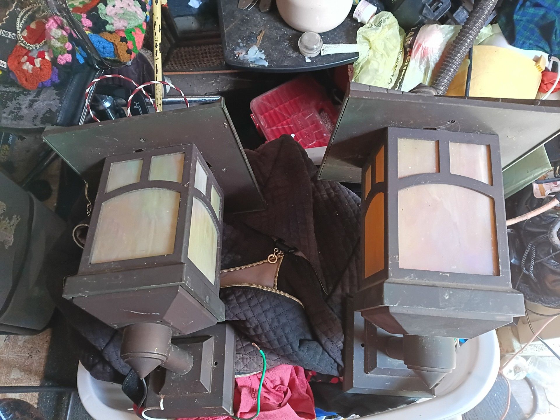 Set of 2 Arroyo Craftsman Evergreen Wall Lights