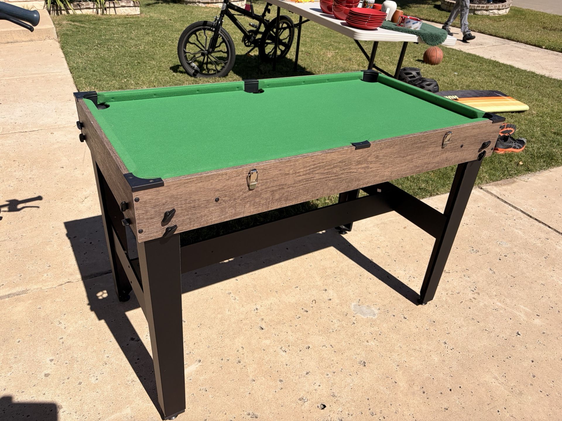 Kids Pool Table, Air Hockey, Foosball