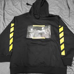 Off White Hoodie Mens Size Large 