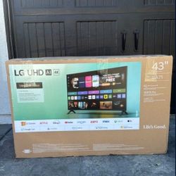 43UA71 43” Lg smart 4k Uhd tv