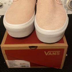 Slip On Pink Platform Vans 