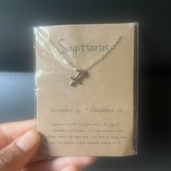 Sagittarius Horoscope Necklace 