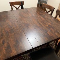 Dining table + chairs