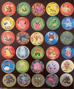 Tazos pokemon Sabritas México pikachu