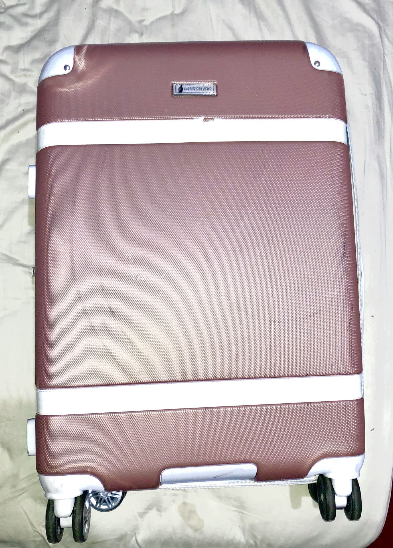 LONDON FOG Vintage Luggage (Pink)