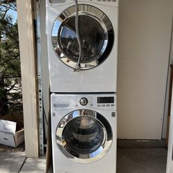 LG Front loaders Washer &Dryer W/base and Refrigerator   