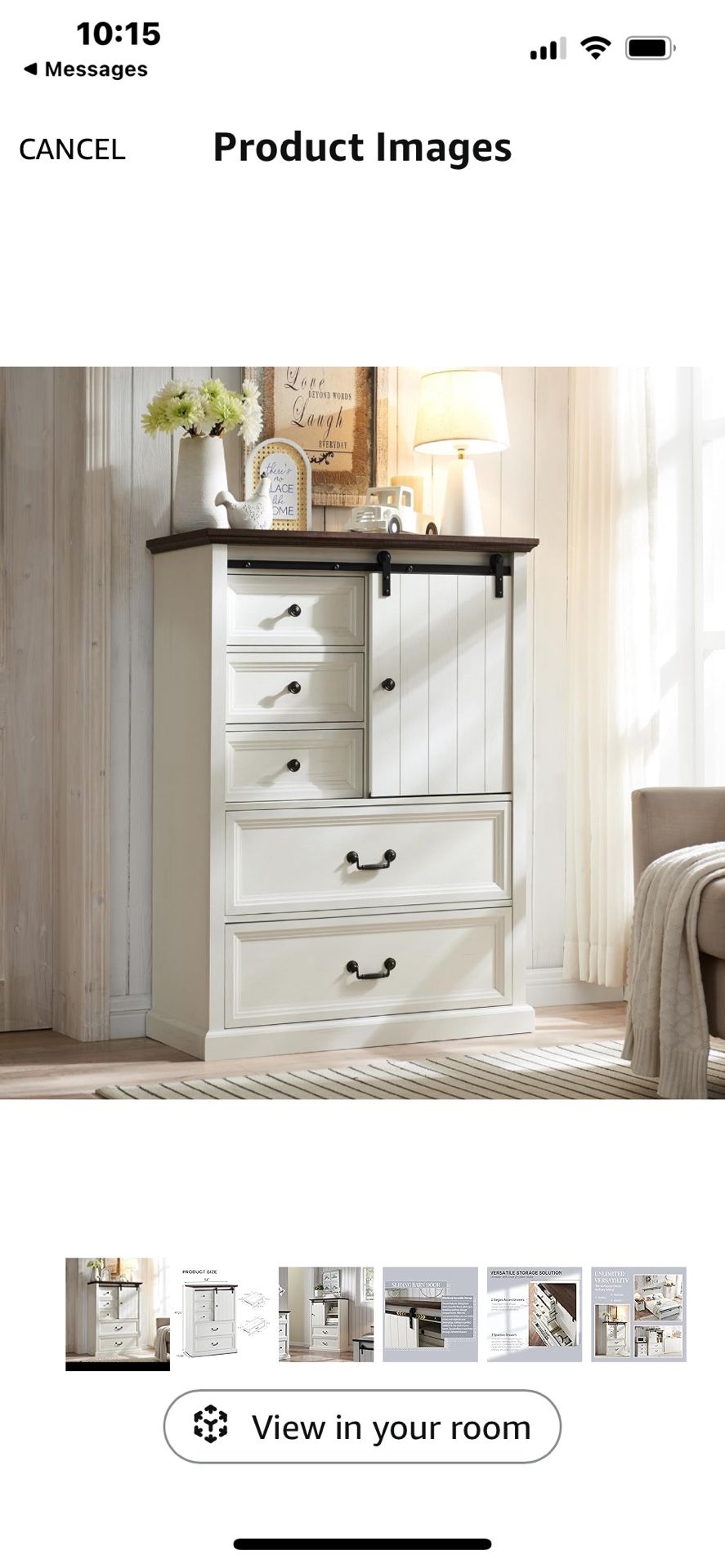 Farmhouse Drawer Dresser