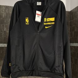 Men's Golden State Warriors Nike Black  Track Jacket