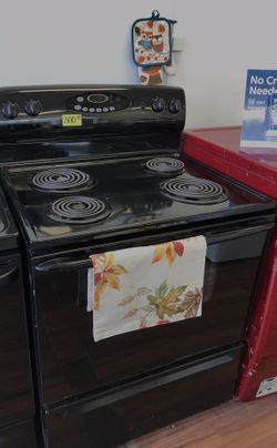 Maytag stove.