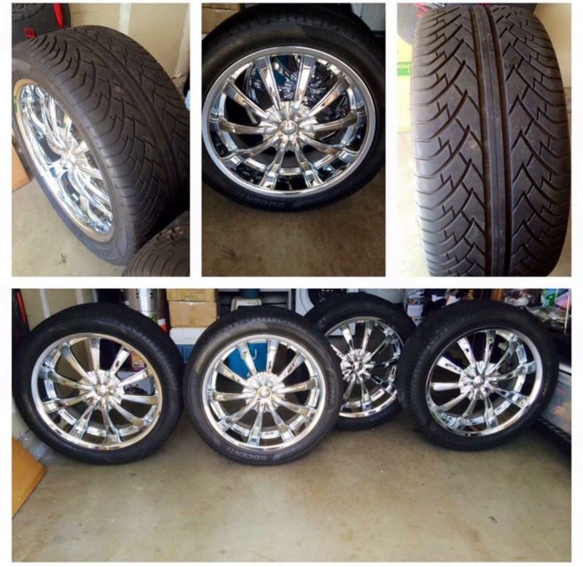22’ Rims, Universal 5 Lugs