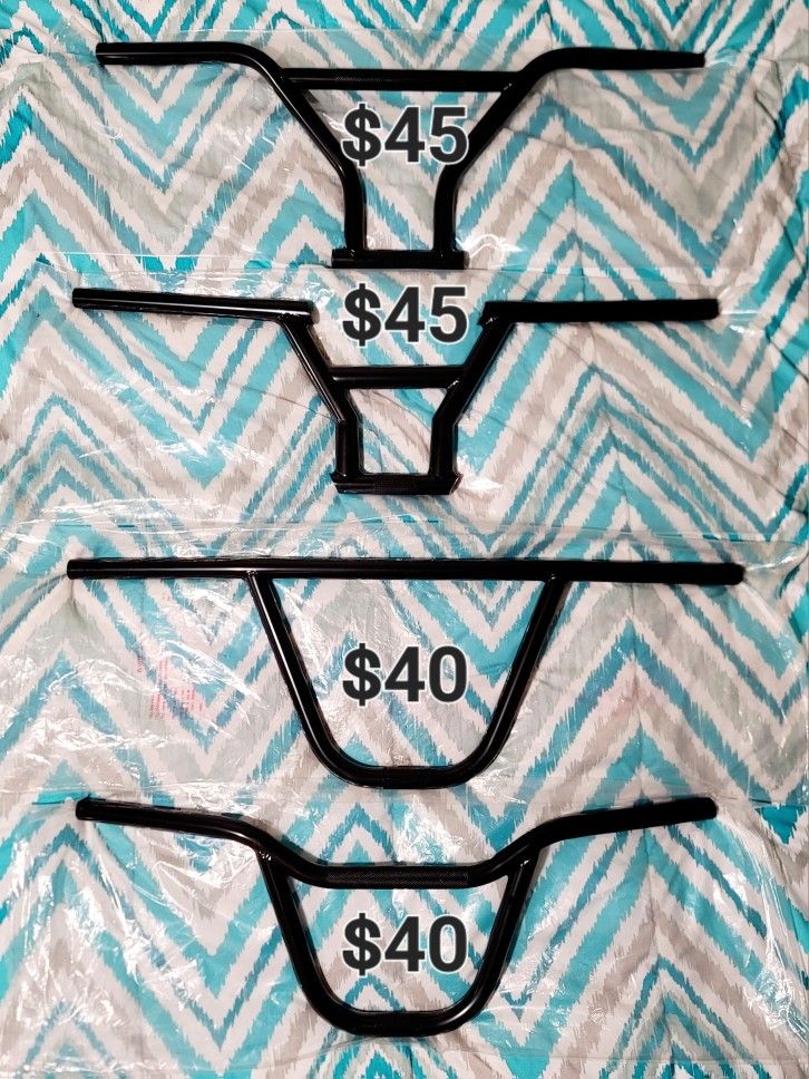 NEW Bicycle Bmx Handlebars Black Oldschool