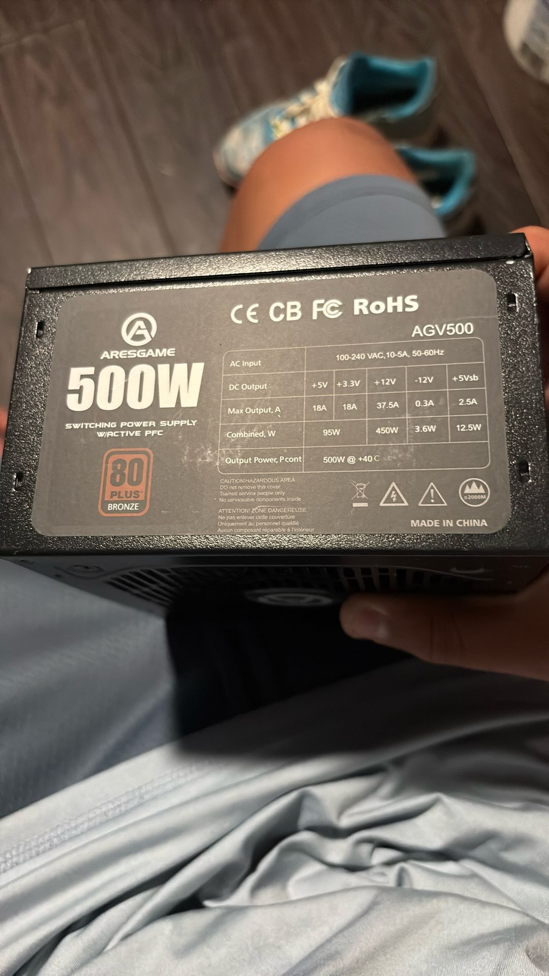 Aresgame Agv500watt Power Supply