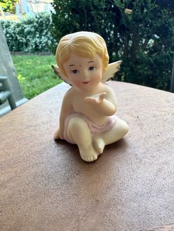 Vintage HOMCO HJ&G Heavenly Cherub Angel #1430 – 1980s