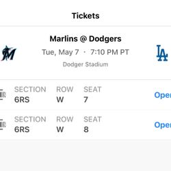 Dodgers vs Miami 