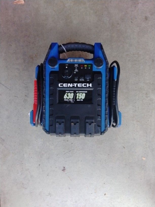 Cen Tech. Jumpstart Air Compressor