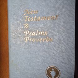 New Testament Psalms Proverbs, Small Book Gideons Bible