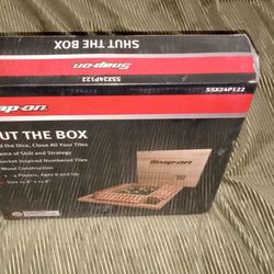 Factory Sealed Factory Snapon Shut The Box Collector Board Game
