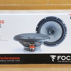Focal Performance Car Speakers 1 Set 6.5" 2-Way Coaxial Speaker System 120 Watts 165AC 🚨 Payment Options Available 🚨 No Credit Needed 🚨 