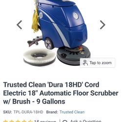 Brand New Dura 18HD Floor Scrubber