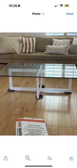 Glass top Table 