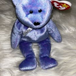 Ty Clubby II Blue Bear