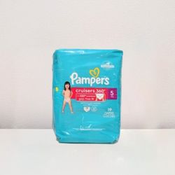 Pampers Cruisers 360 Disposable Diapers, Size 5, 19ct