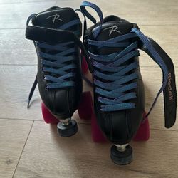 Black Roller Skates Size 6