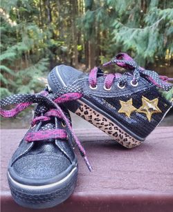 2 Pairs Baby Girl Shoes 