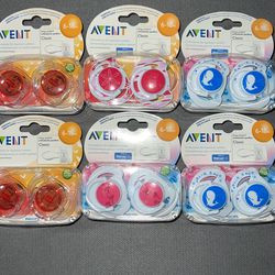 AVENT  ORTHODONTICS PACIFIERS  6-18m
