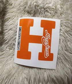 Brand new custom H Los Naranjeros de Hermosillo vinyl sticker decal .