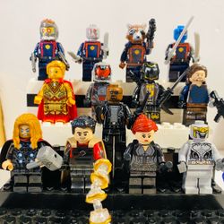 Avengers Marvel Superheroes 13pc Mixed Character Minifigure Lot LEGO Compatible