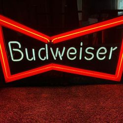 Budweiser Neon Sign 1986