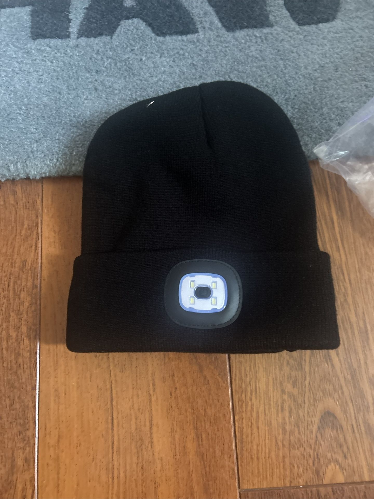 Beanie Black Music Hat - Bluetooth LED Light