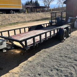 18x7 HEAVY  DUTY CAR HAULER TRAILER