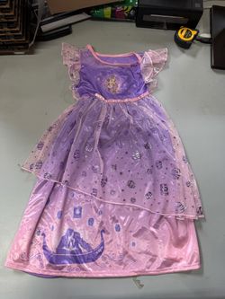Disney Tangled Rapunzel Girls Dress Costume Size 4T