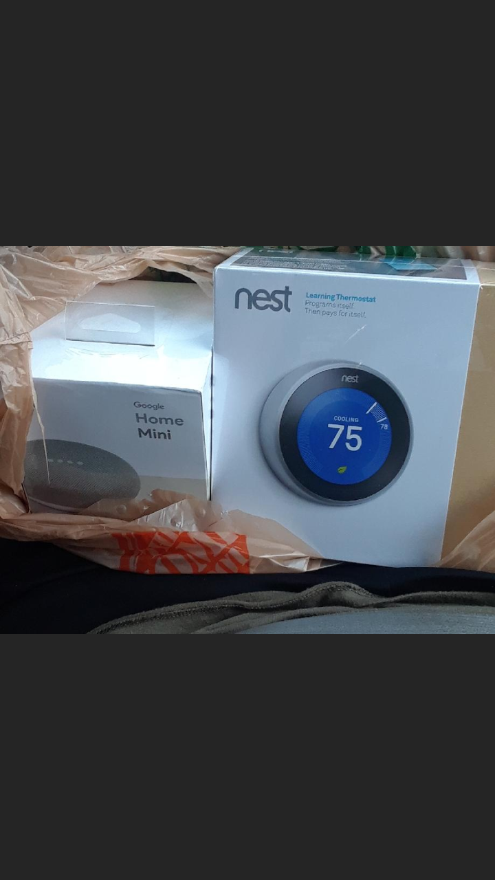 Nest thermostat with Google home <no low ballimg>