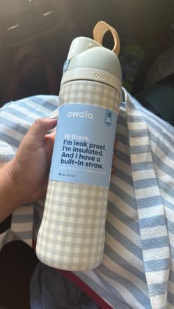 Owala NWT gingham cream color