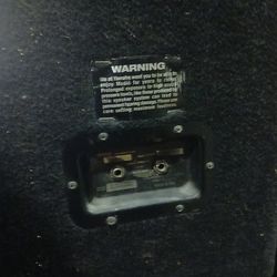 Yamaha 15" speakers