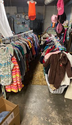 Children’s and adult clothes
