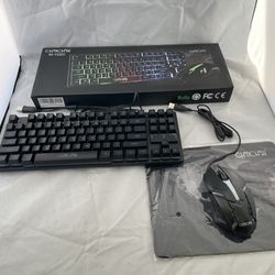 New Led Backlight Gaming Keyboard And Mouse Combo