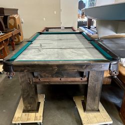 Diamondback 8 Foot Wilcox Pool Table with Drawer