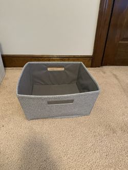 Fabric Cube Storage Bin 